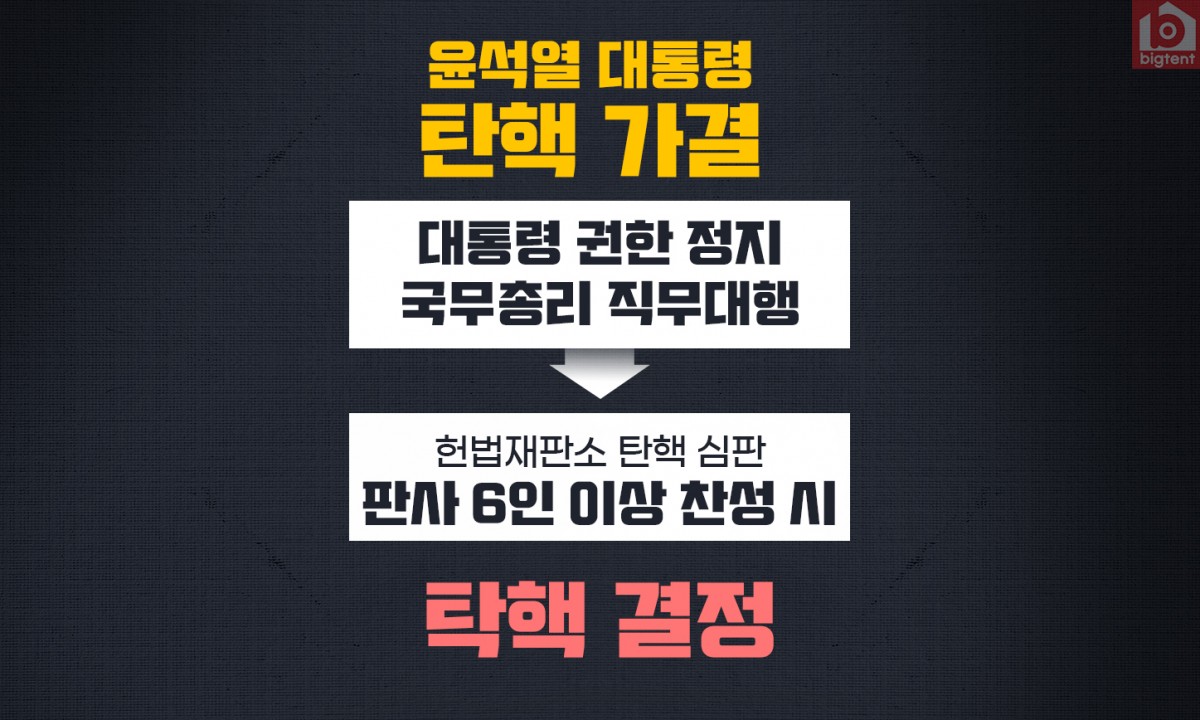 윤석열 대통령 탄핵 가결, 이제는 헌재로